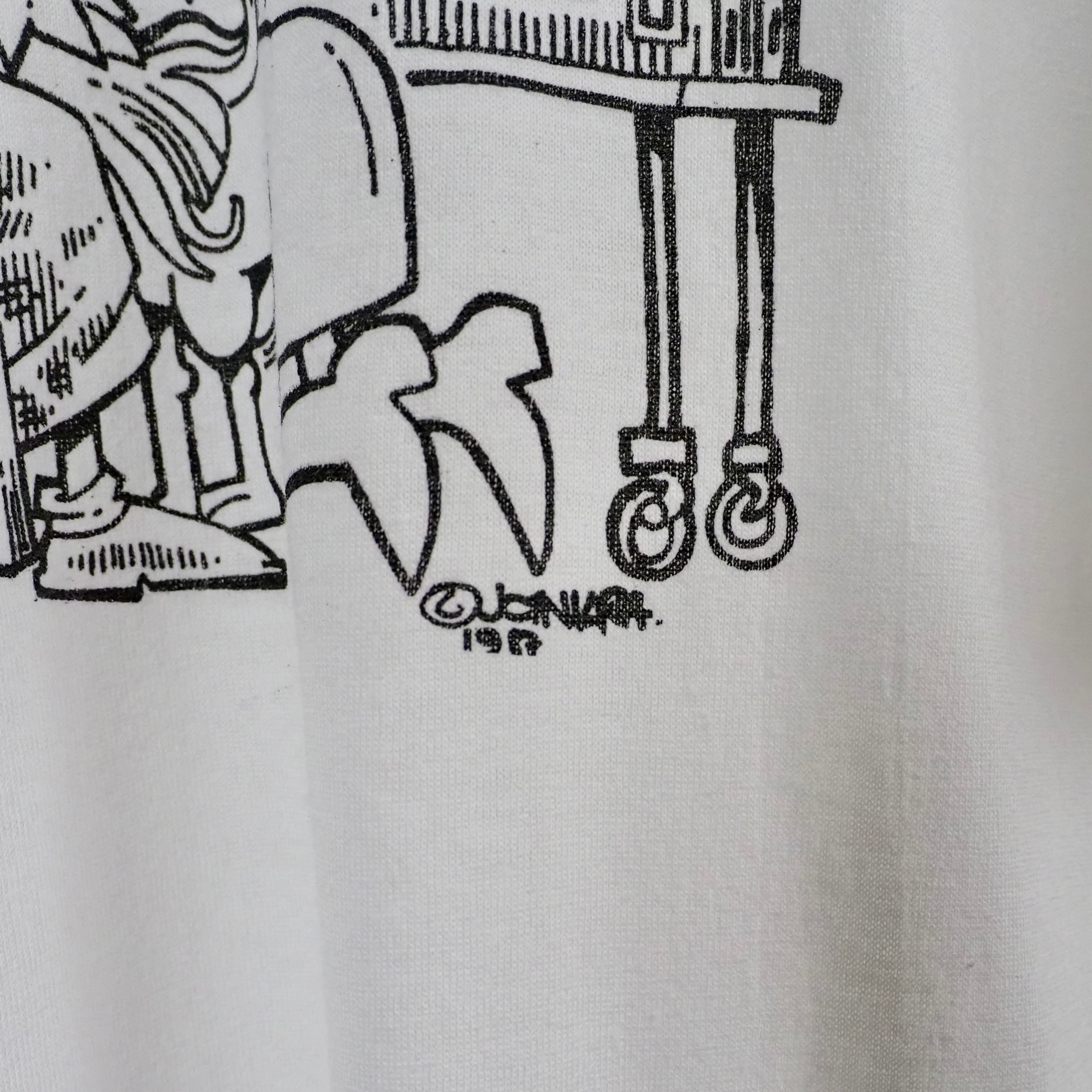80's Funny Print Vulgar Sex T-Shirt XL TeeJays USA製 ファニー