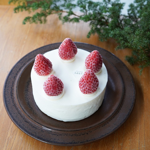【店頭受取用】【いちごミルク 】クリスマスジェラートケーキ