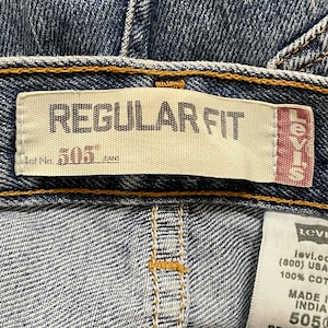 【LEVI'S】505 デニム ジーンズ ジーパン W31 L32 インド製 レギュラーフィット REGULAR FIT リーバイス us古着