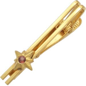 1月)ガーネット アンティーク ウォッチ ポケットチェーン シルバー