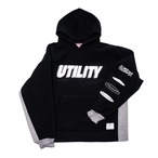 22aw EFFECTEN(エフェクテン) / double-knit switching hoodie