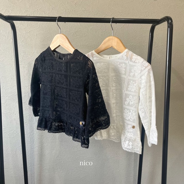パッチワークレースブラウス( 90 サイズ)