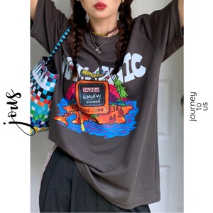 Graphic Print T-Shirt　0018
