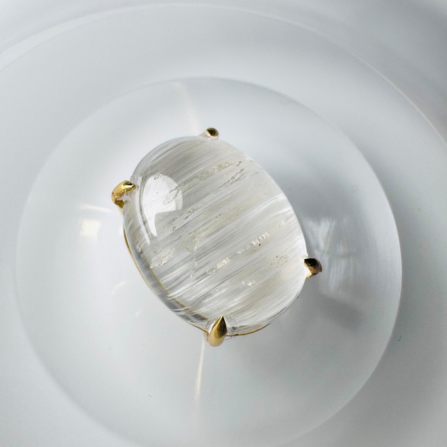 no.5 ニードルイントパーズ ペンダントトップ兼ブレスチャーム