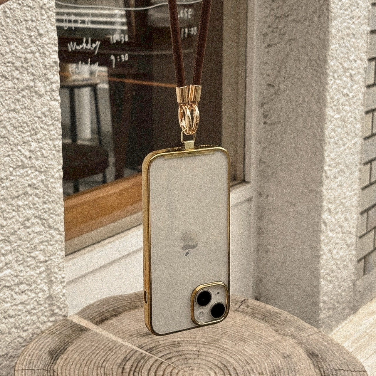 ［ phone case ］gold bumper