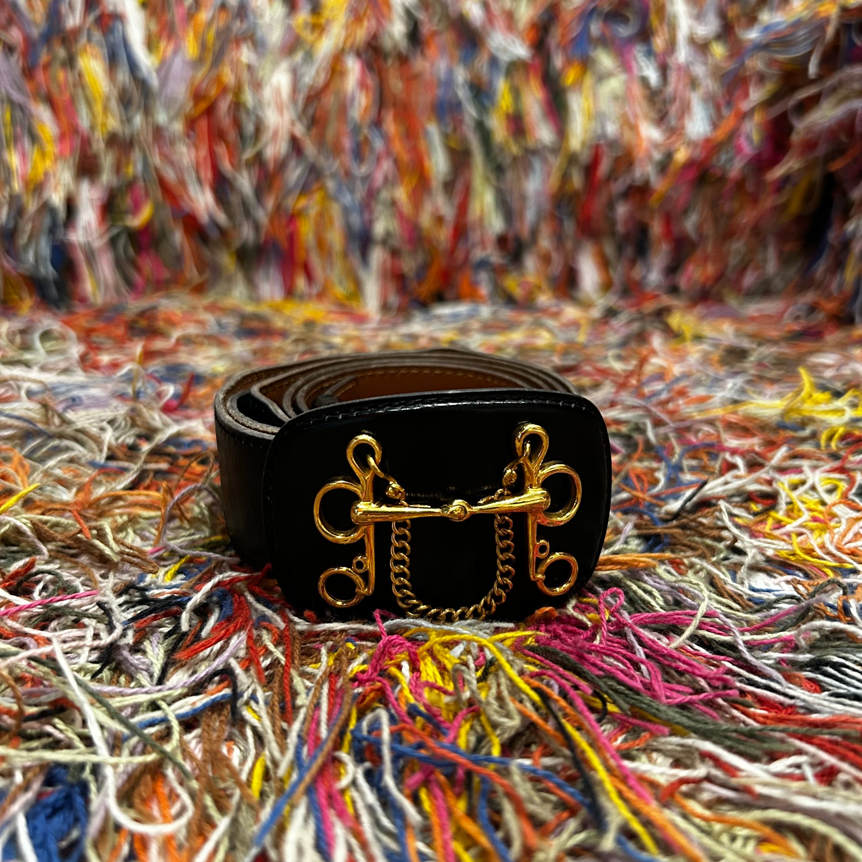 〜2000s Hermes leather belt【高円寺店】