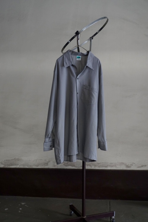 70s European Trevira Open Collar Shirt