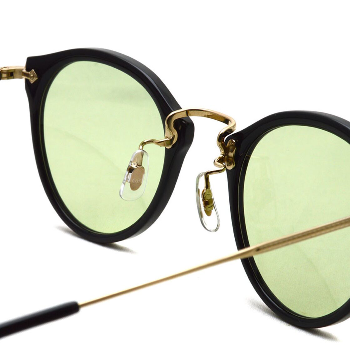 EYEVAN / E-0505 Sun / PBKG - LightGreen Lenses（ブラック/ゴールド 