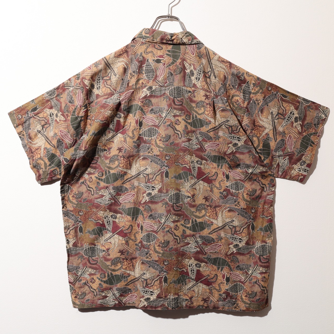 極美品 L 99年 AC Print Shirt Wombat ACシャツ パタゴニア patagonia アロハシャツ 総柄