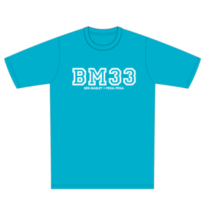 Ben Mabley × PEGA-PEGA  T-shirt Turquoise Blue