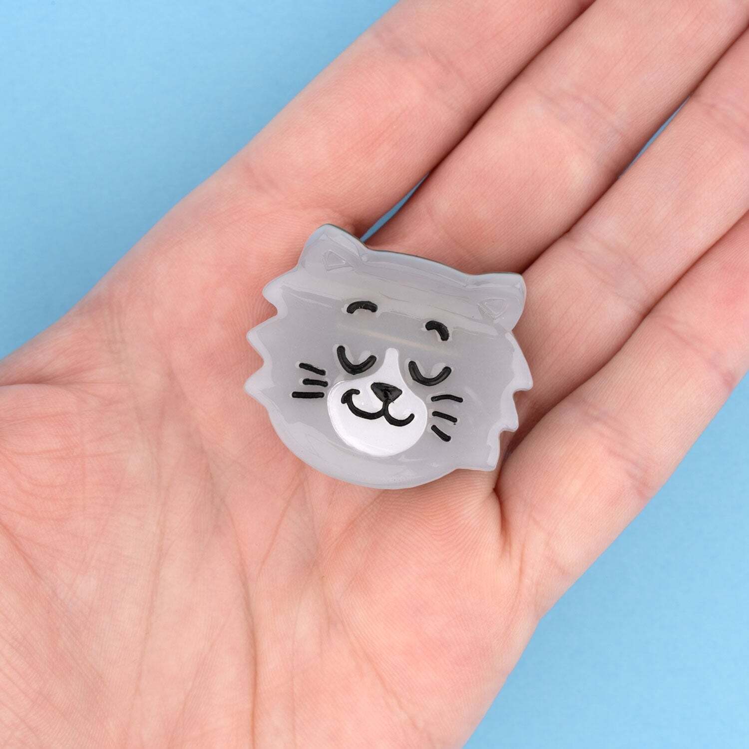 Coucou Suzette/Grey Cat Mini Hair Claw