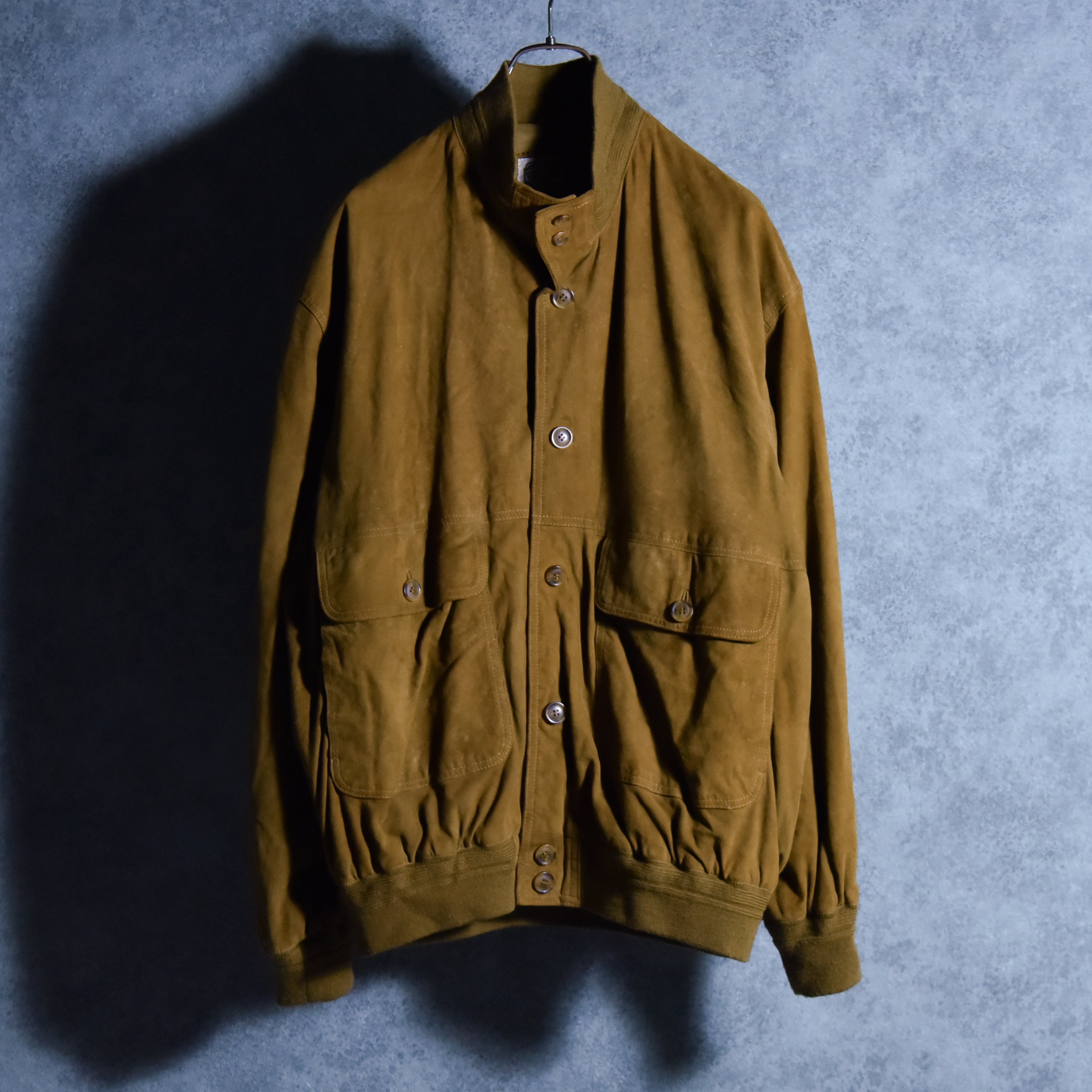 90s Italian Suede Leather Jacket VERA PELLE スエード レザー