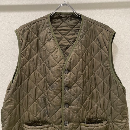 Barbour used quilting vest SIZE:XXL