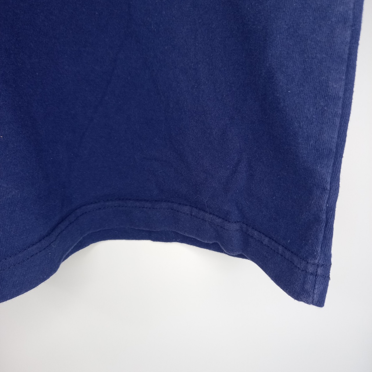 80s　アディダスオリジナルス　リンガー　Tシャツ　半袖　ストライプ　プリント