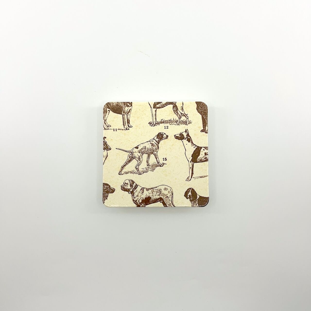 【デザインペーパーコースター】Dogs