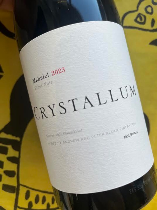 マバレル ピノ・ノワール　2024　クリスタルム　赤ワイン