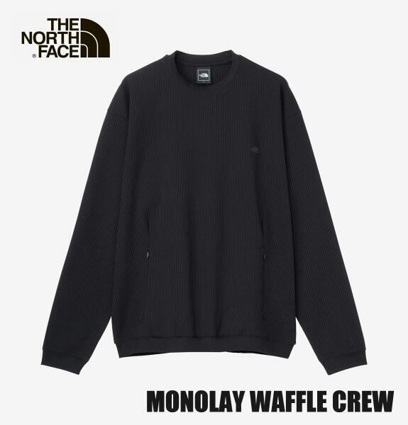 ザ・ノース・フェイス ノースフェイス カットソー ワッフル サーマル 長袖 THE NORTH FACE モノレイ ワッフル クルー NT62660 ブラック 2026年 新作
