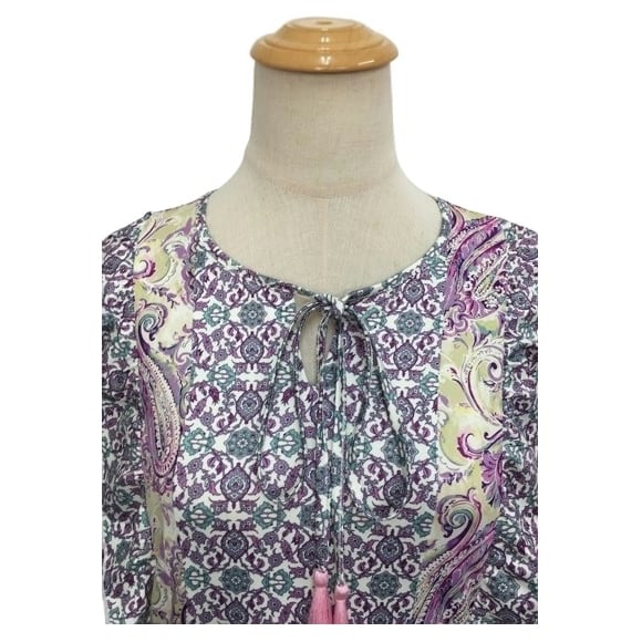 スーパービューティー チュニックTシャツ フリルデザイン 切替 2512026