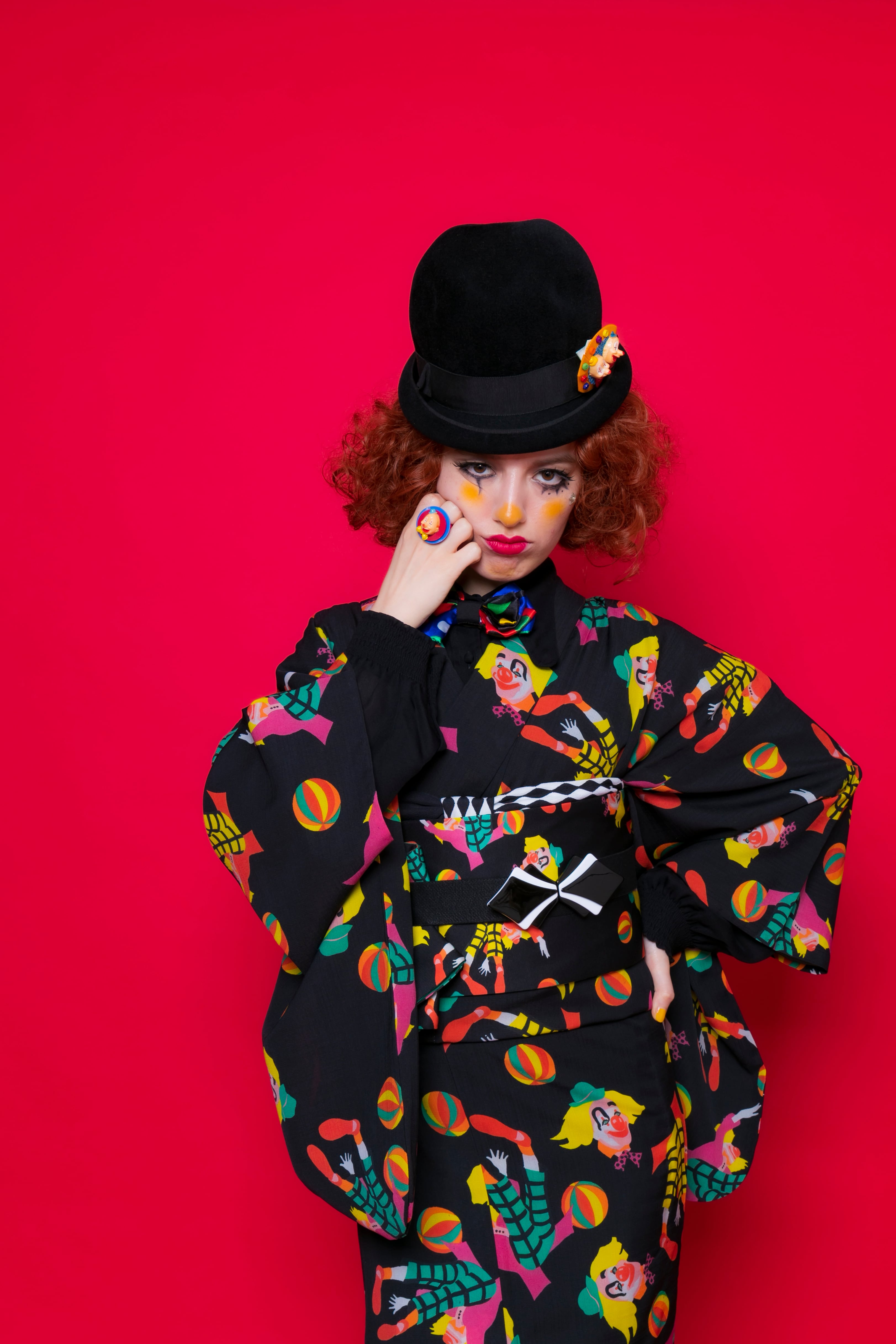 レトロフラワー×ピエロ モアオリジナル帯 | カラフルブティック モア