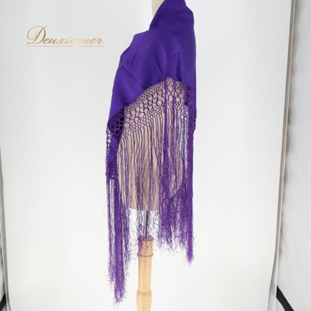 フラメンコ 衣装 シージョ ピキージョ 小物 パープル系 紫 トライアングル フレコ ダンス 三角形 練習 舞台 発表会 イベント コスチューム ダンスウェア フラメンコ衣装 フラメンコ小物 紫色 三角 フリンジ 目立つ 練習用 フラメンコダンス