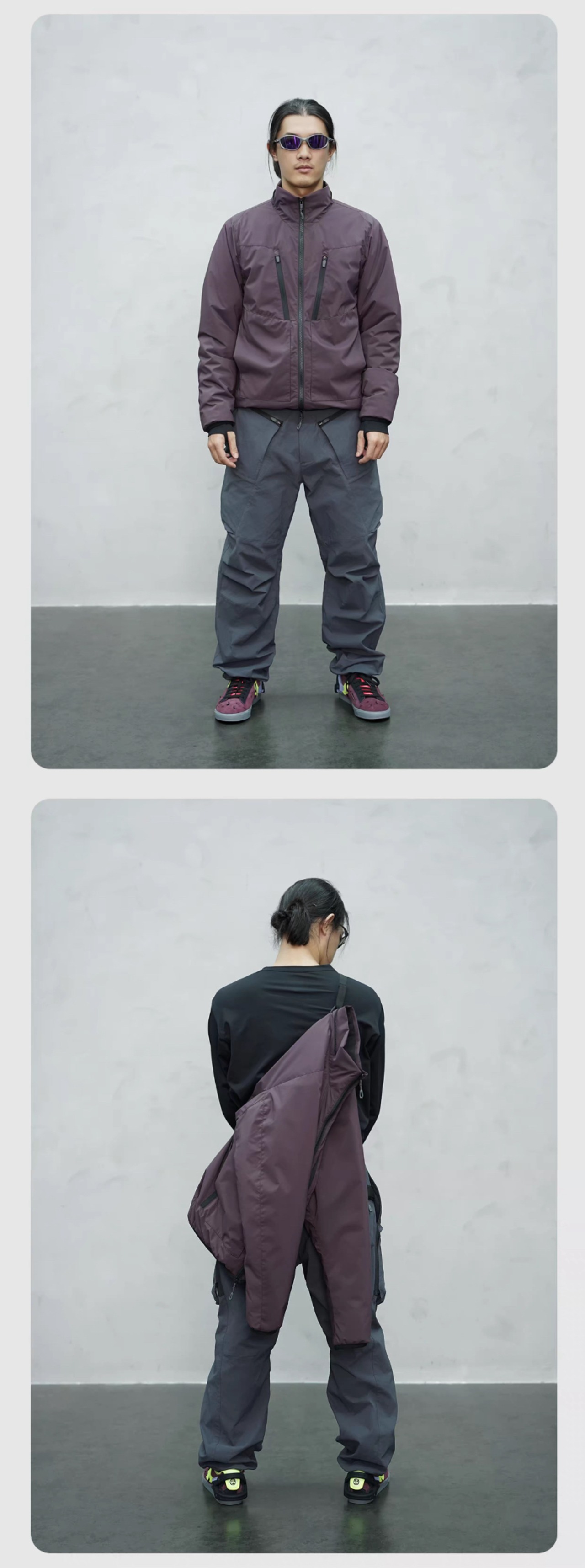 NOSUCISM 2025AW_「循」PRIMALOFT® Silver スタンドカラージャケット4.0