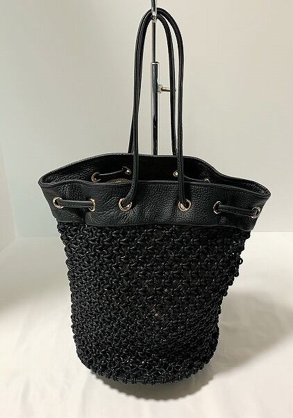 美品！PotioR ポティオール コットンメッシュ×シボレザー メッシュ