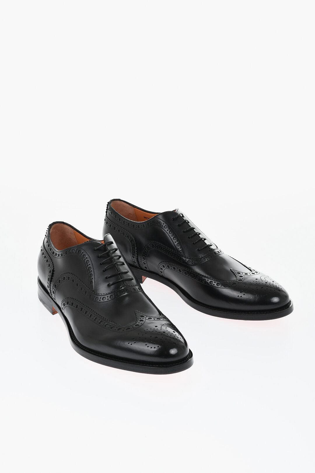 SANTONI サントーニ ダービーシューズ レザー・カーフレザー
