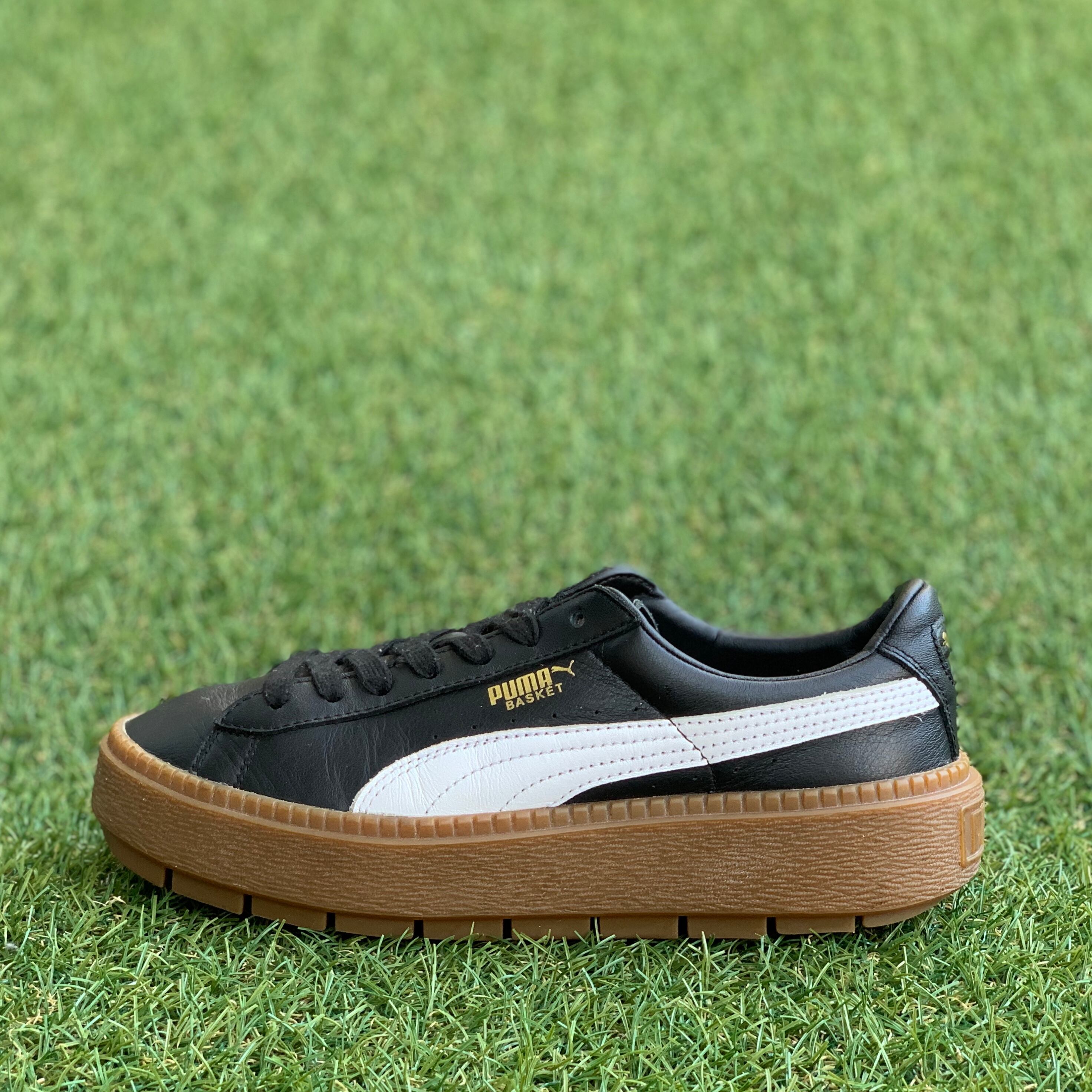 PUMA BASKET PLATFORM TRACE L プーマ バスケット プラットフォーム トレース レザー D752