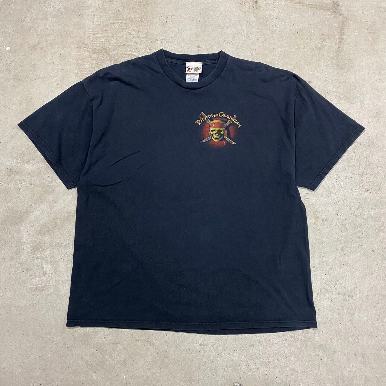 【両面デザイン】ディズニー　パイレーツオブカリビアン　Tシャツ　2XLサイズ 両面デザイン】ディズニー パイレーツオブカリビアン Tシャツ 2XLサイズ