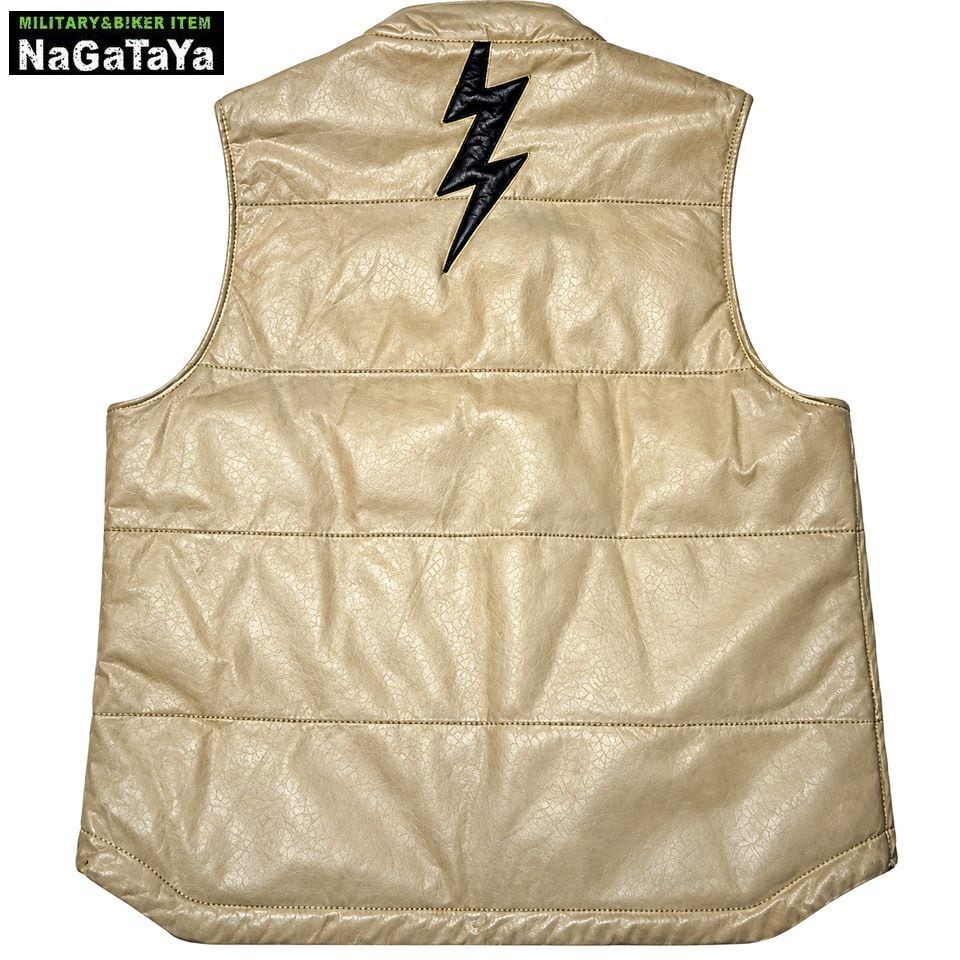 Vin&Age VLJ7 NAUGHTY LEATHER VEST 本革 バッファローレザー レザー
