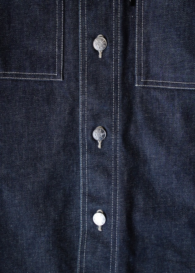 90's agnes b. homme cotton slit denim jacket
