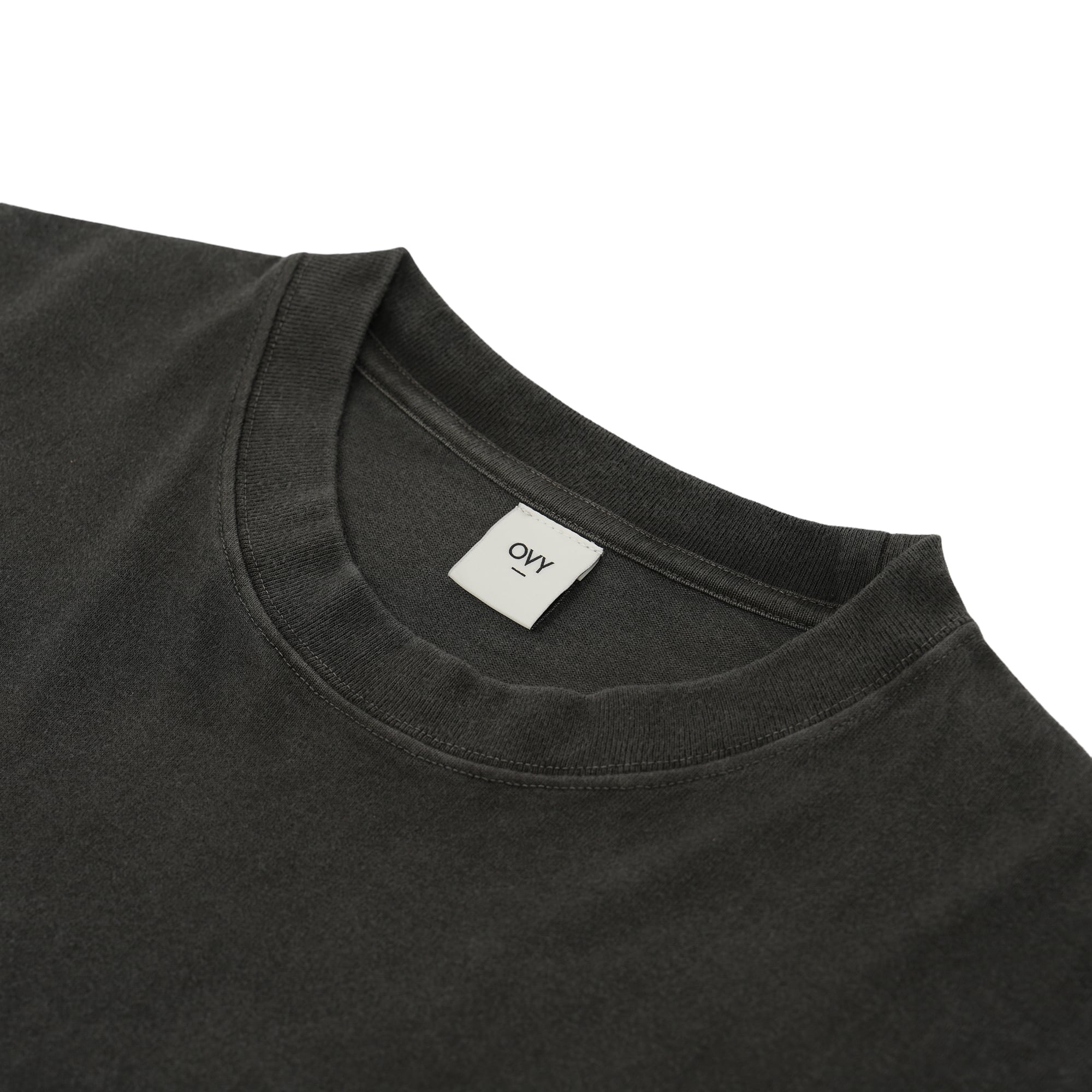 Pigment Dyed Relax Fit T-shirts (black)