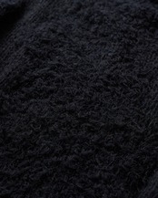 Poodle Shaggy Intarsia Pullover Knit