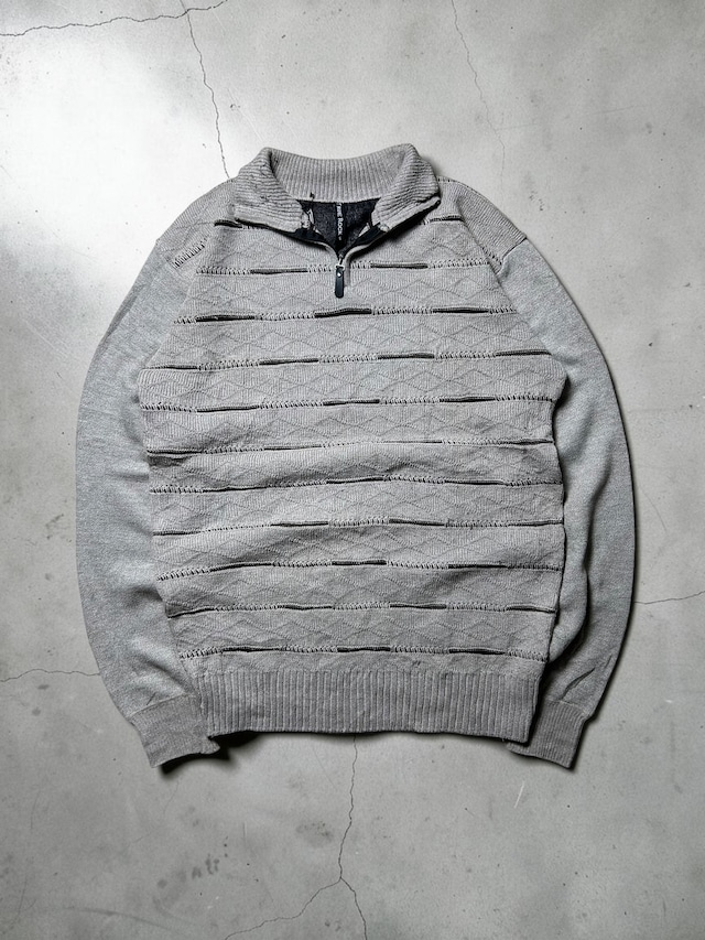 TRUE ROCK Half-Zip Mock Neck Knit Sweater