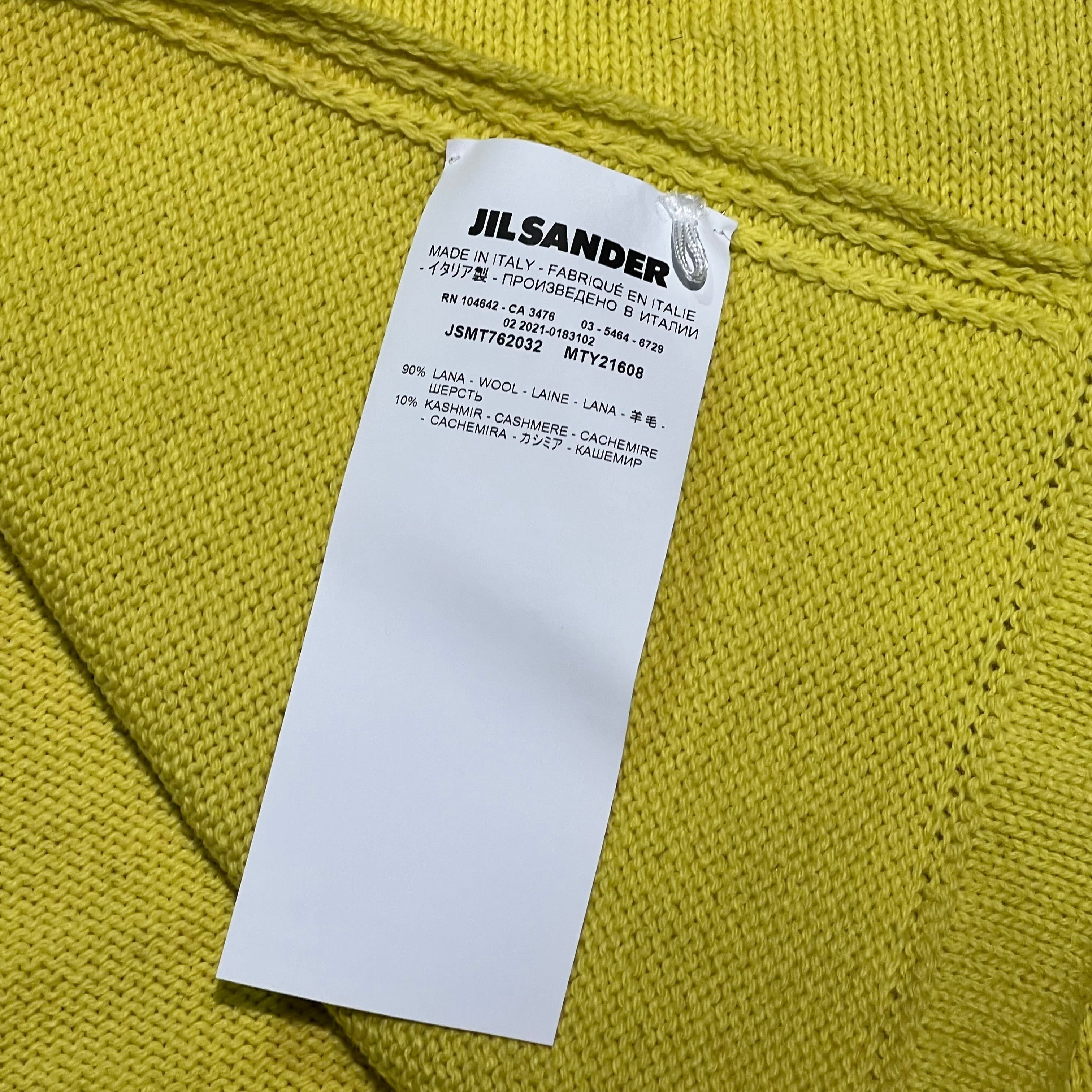 JIL SANDER ジルサンダー 21AWニット スカーフ メンズ.レディース