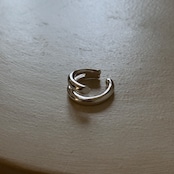 【受注予約:7月中旬入荷予定】overlap ring/silver