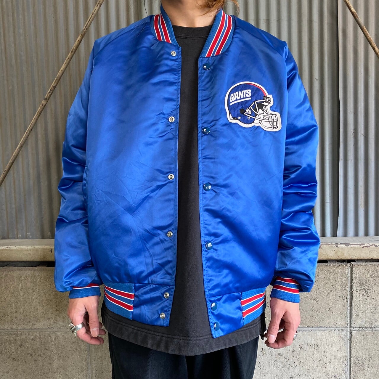 90年代 Chalk Line NFL ナイロンスタジャン メンズXL 古着 USA製