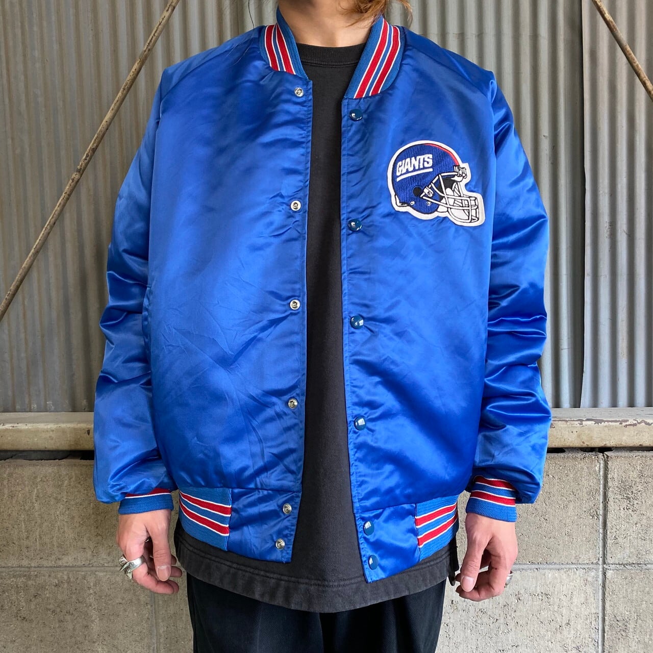 90年代 Chalk Line NFL ナイロンスタジャン メンズXL 古着 USA製  