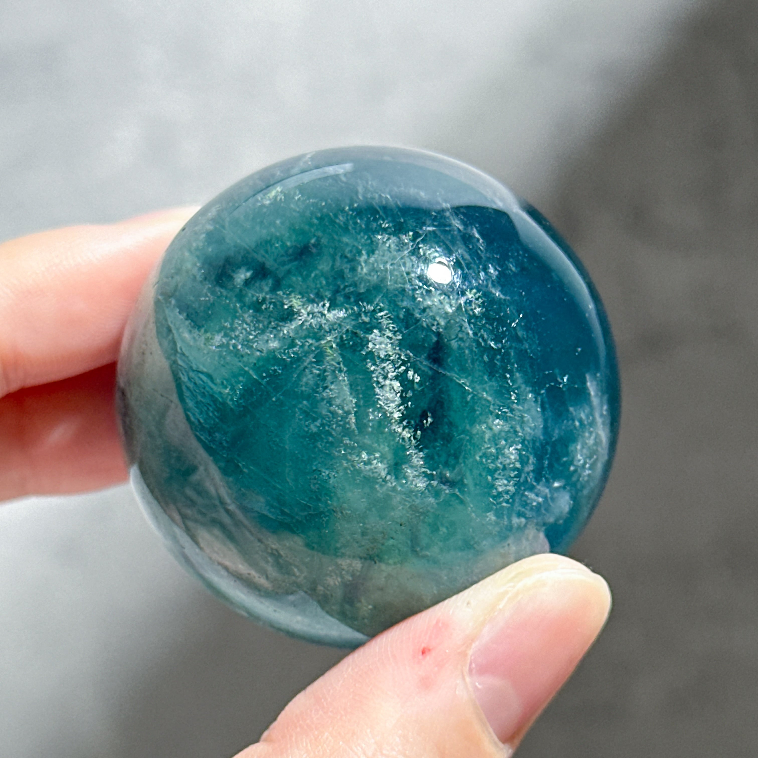 ブルーフローライト スフィア（丸玉）41◇ Blue Fluorite ◇天然石