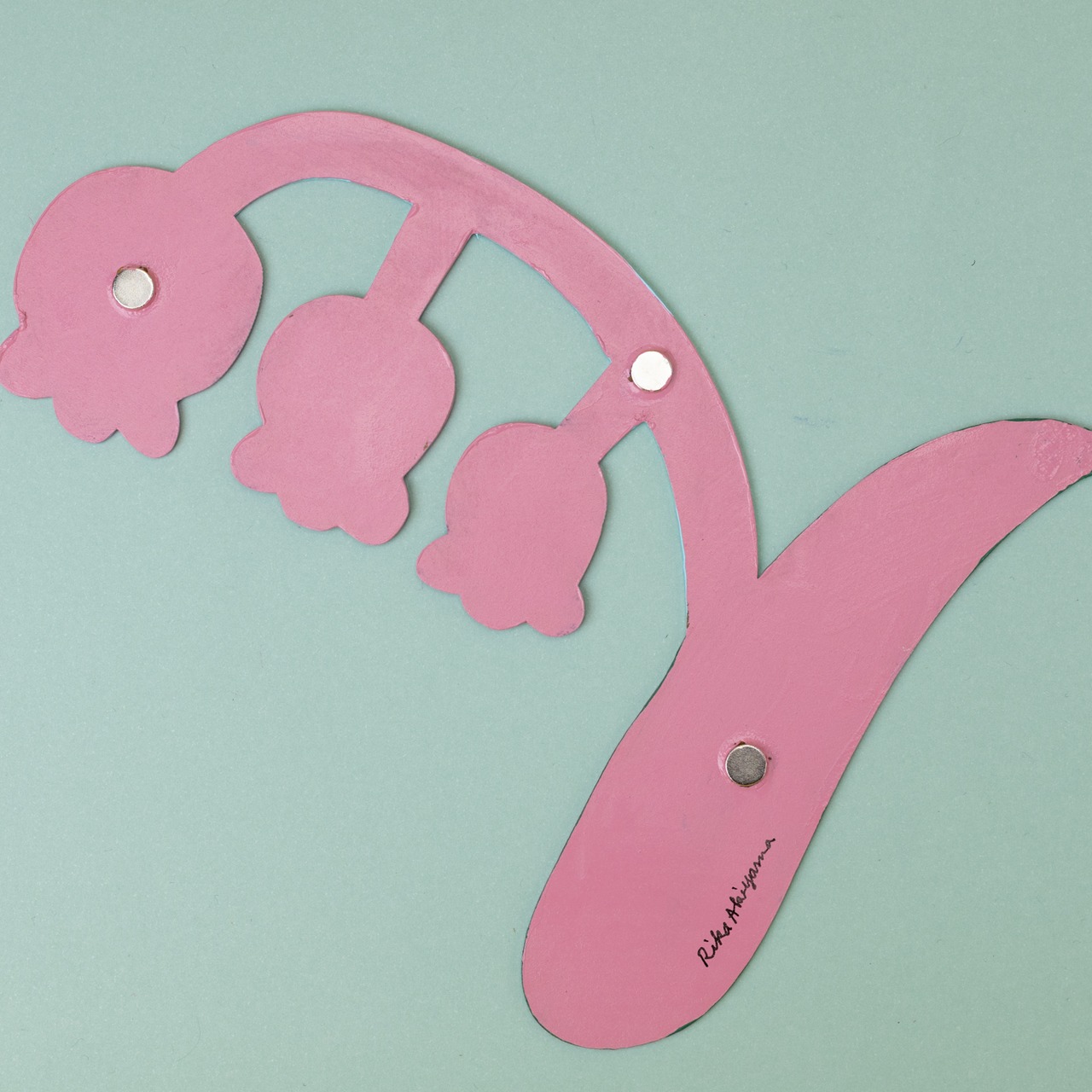 < あきやまりか > 木製パネル作品 - 44