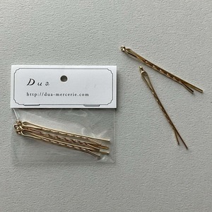 〈再入荷〉カン付ヘアピン金具パック（3p）　※セール対象外