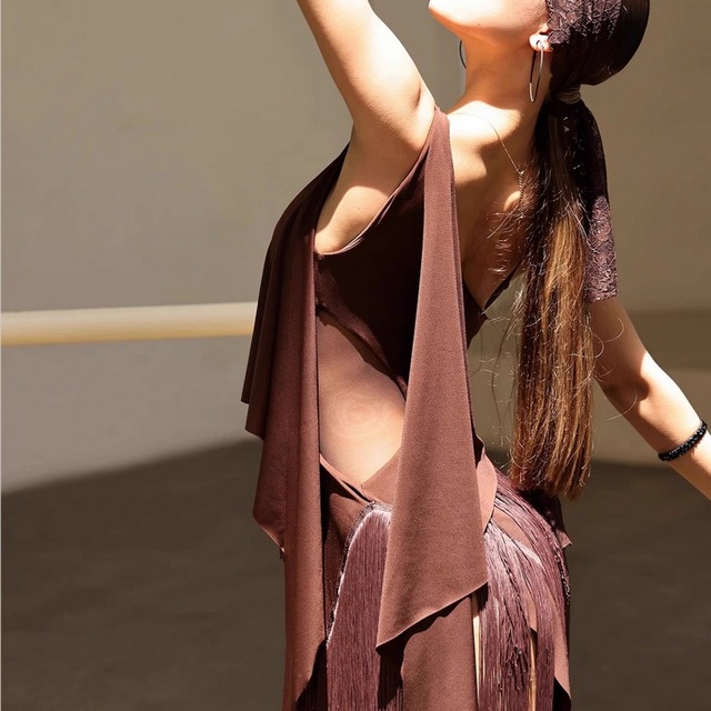 アシンメトリータッセル・ラテンドレス ds0768