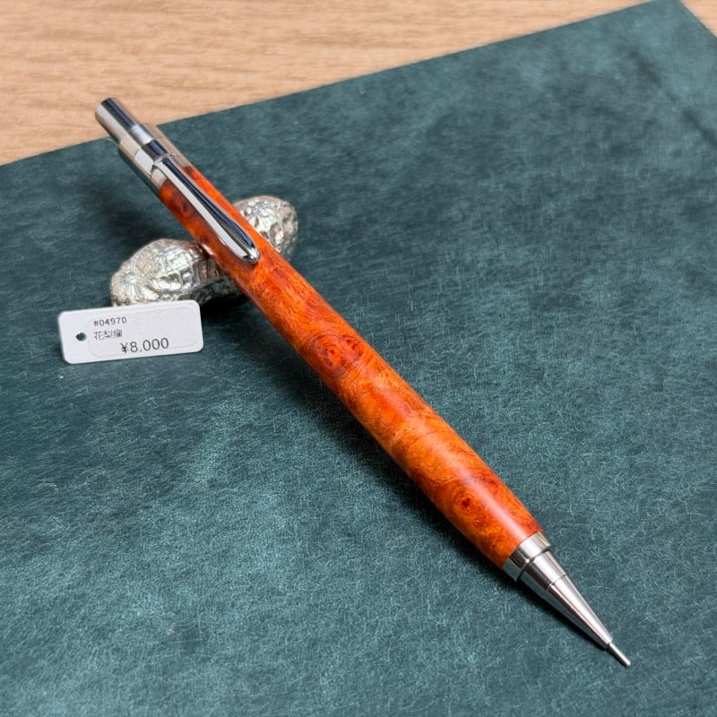 Steef&Co シャープペンシル 花梨瘤 Steef&Co シャープペンシル 花梨瘤 Steef&co stドラフト 本花梨上杢
