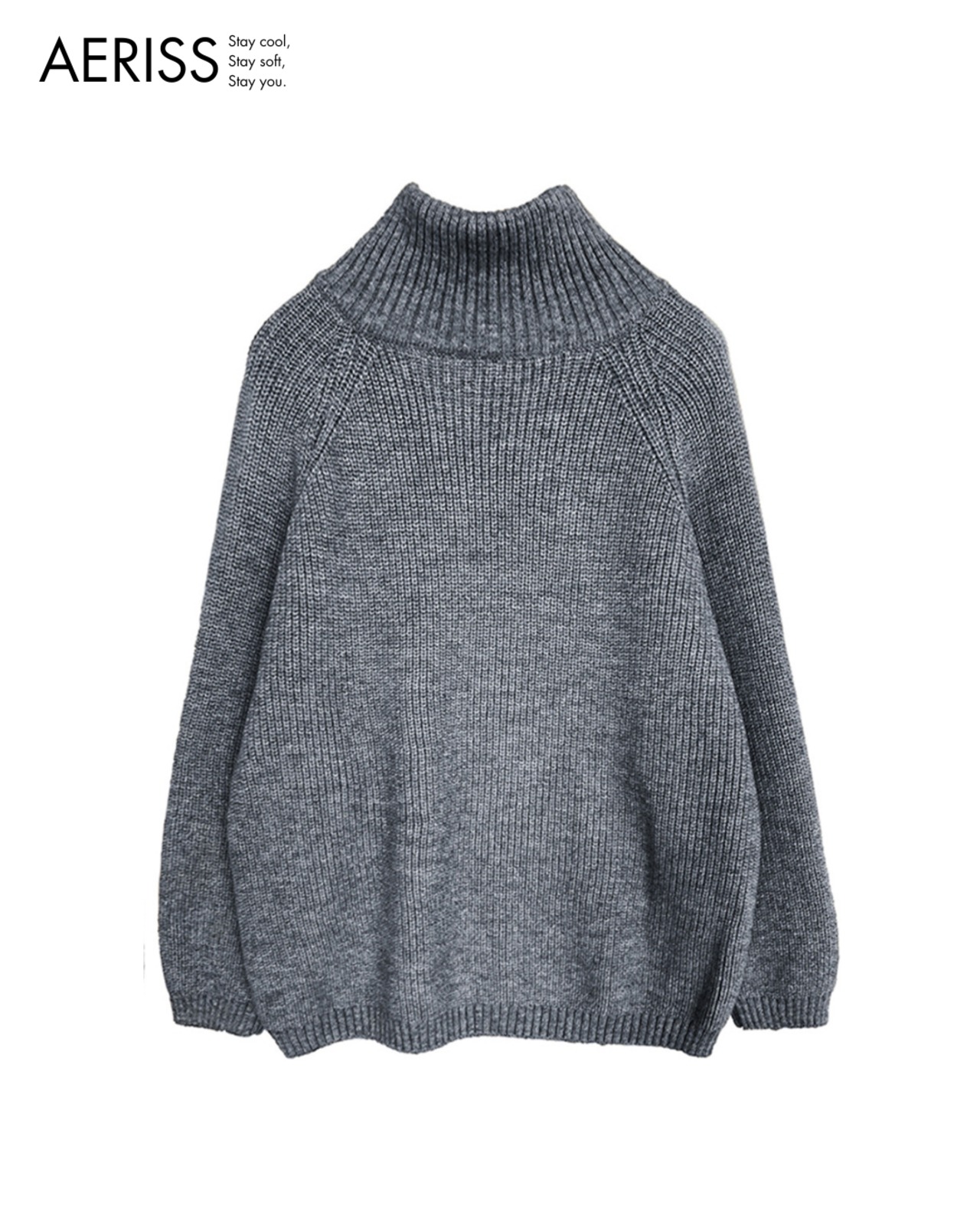 サイドジップハイネックニット 3color A0741 - 16