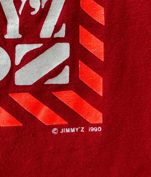 -JIMMY'Z- Vintage 80-90s M Long Sleeve Print T-shirt made in USA