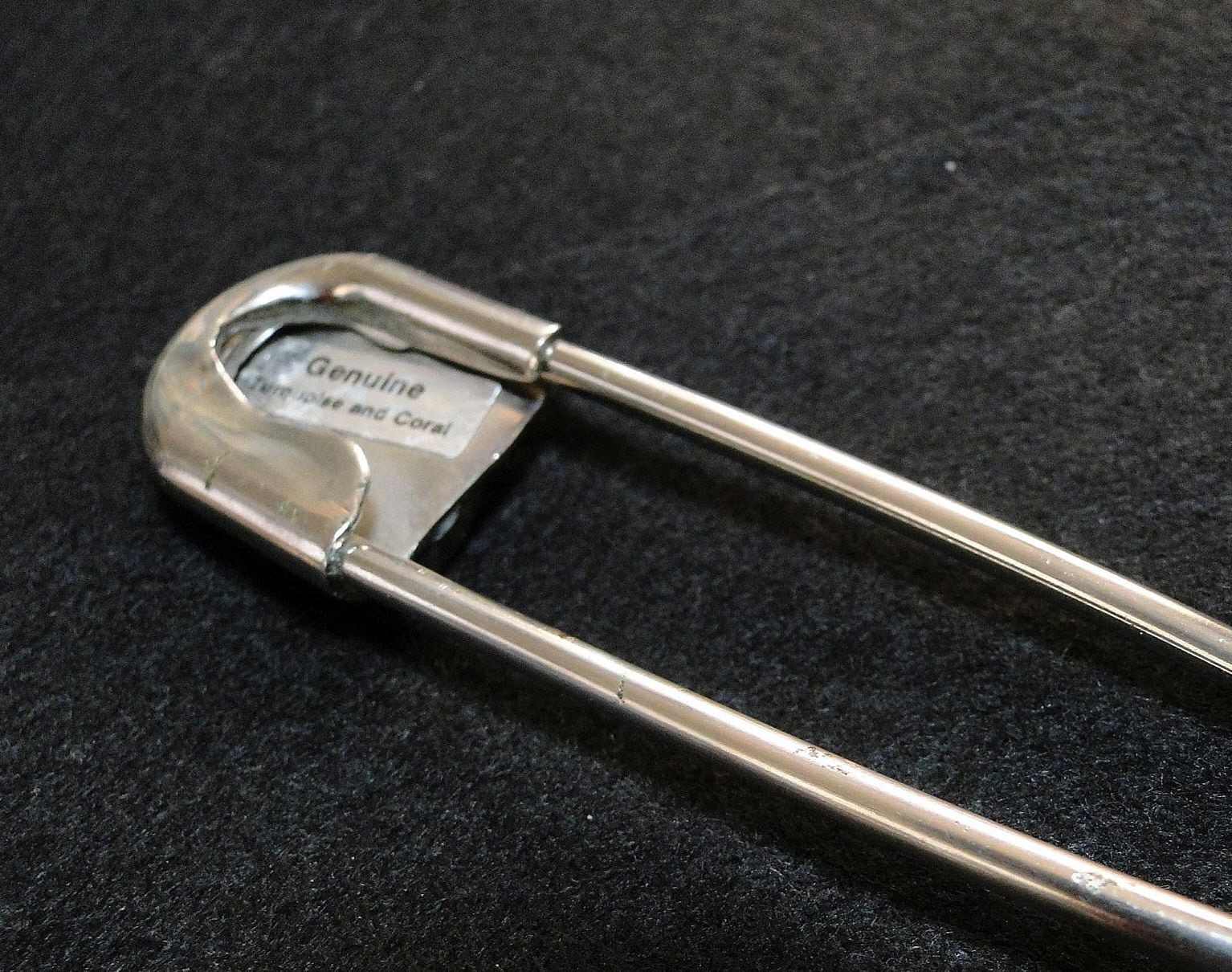 80's ビンテージ ナバホ族 Big-Size キーホルダー セフティーピン