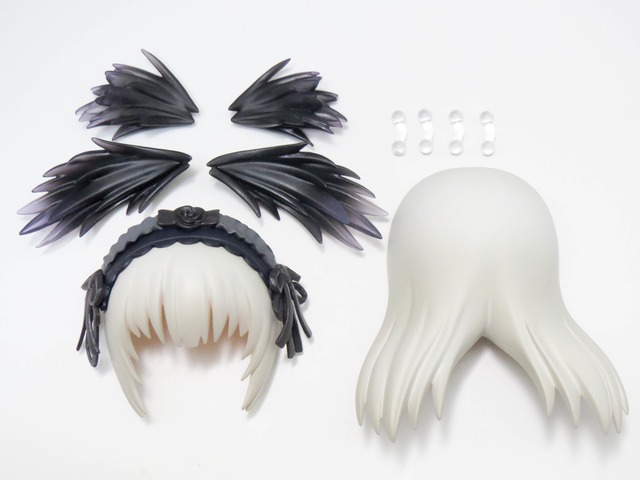 再入荷【440】 水銀燈 髪パーツ ロング　ねんどろいど