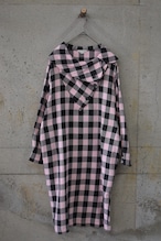 Gingham-check dress