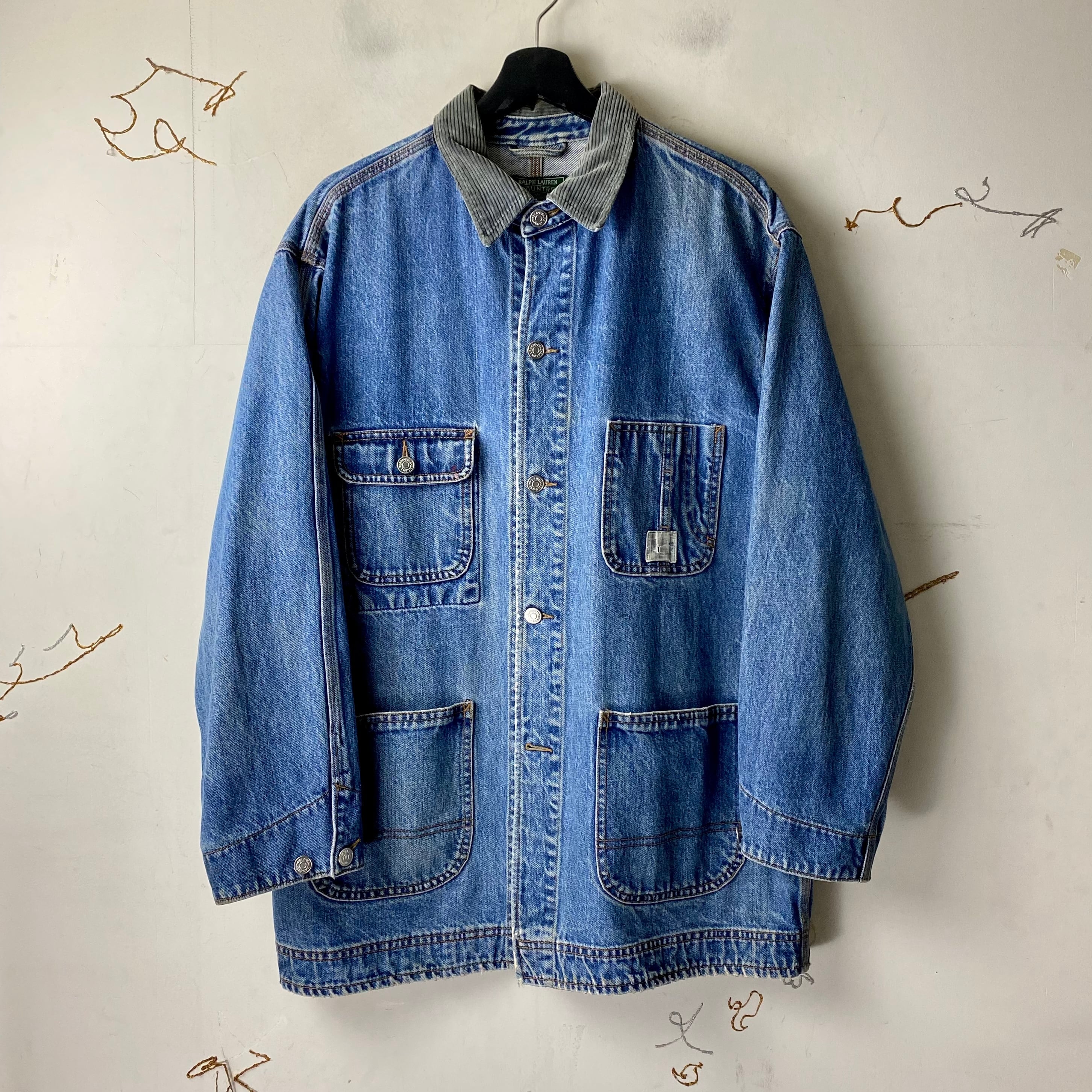 vintage POLO COUNTRY denim coverall jacket | NOIR ONLINE