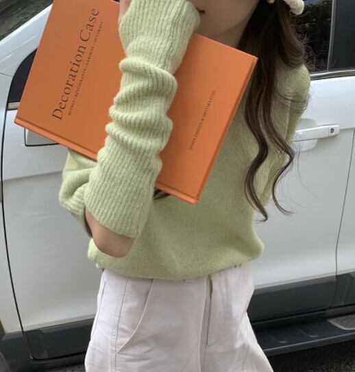 春秋新作 レディース トップス ニット セーター 手袋 2WAY 半袖 sweet